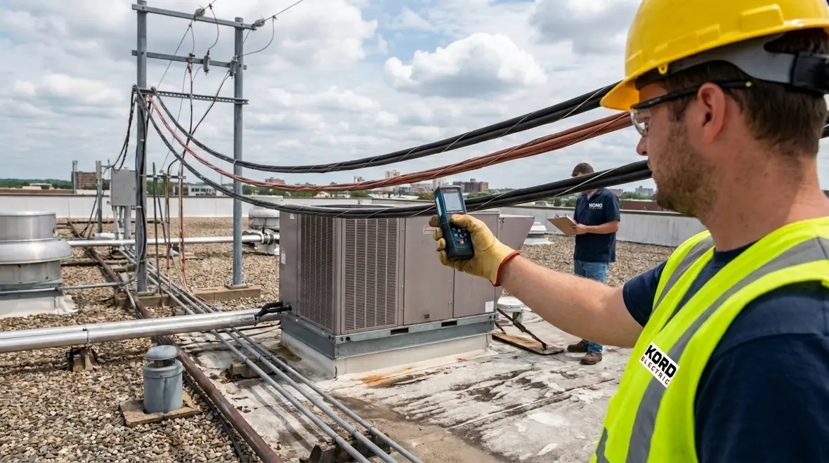 NEC conductor clearances over buildings