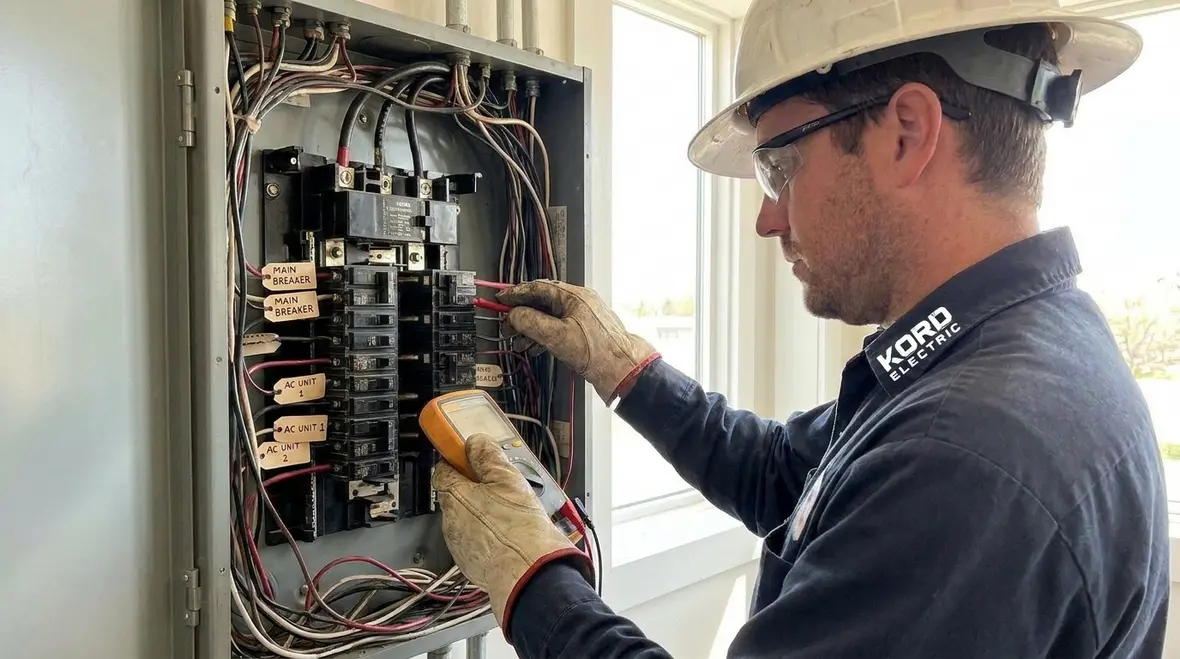 NEC conductor identification colors organized for inspection-ready panels