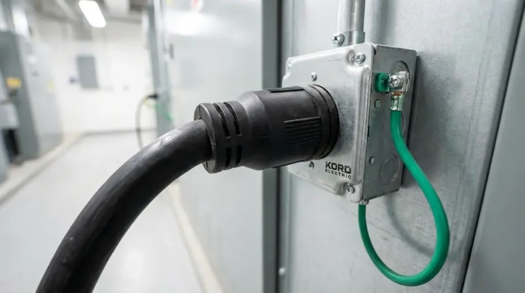 NFPA 70 270.138 NEC Cord Plug Grounding 2 kV Safety