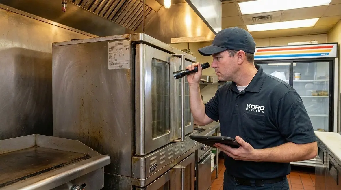 Kitchen ventilation and cooking equipment influencing NEC restaurant loads