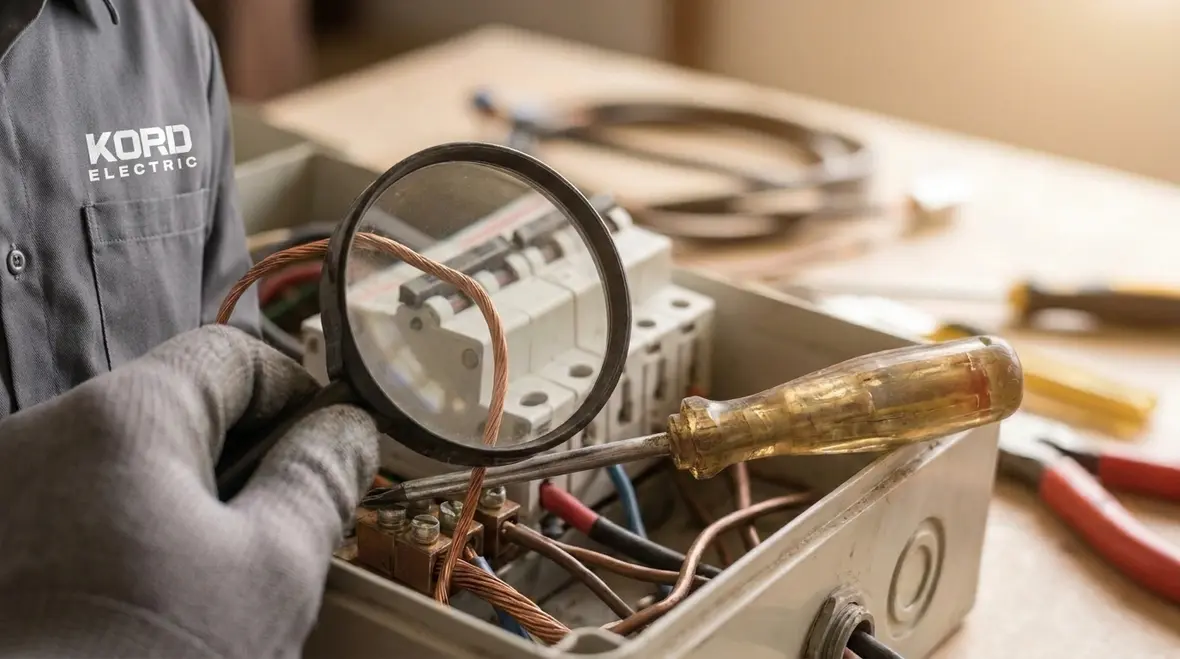 Thermal effects from bad electrical terminations in a commercial panel