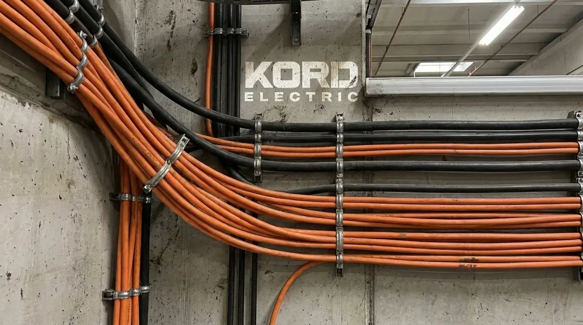 EMS conductors and equipment installed in a commercial electrical room