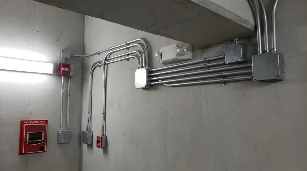 NEC Exit Stair Tower Wiring Requirements NFPA 70 300.27
