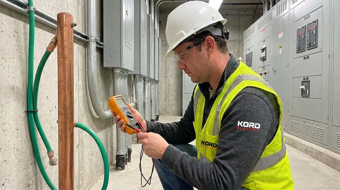 NEC feeder building grounding 2 kV