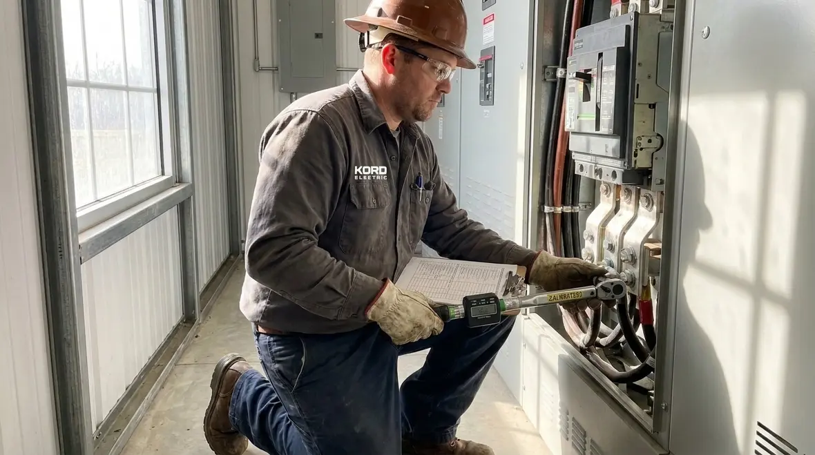 Parallel fuses and breakers installed in an industrial distribution panel