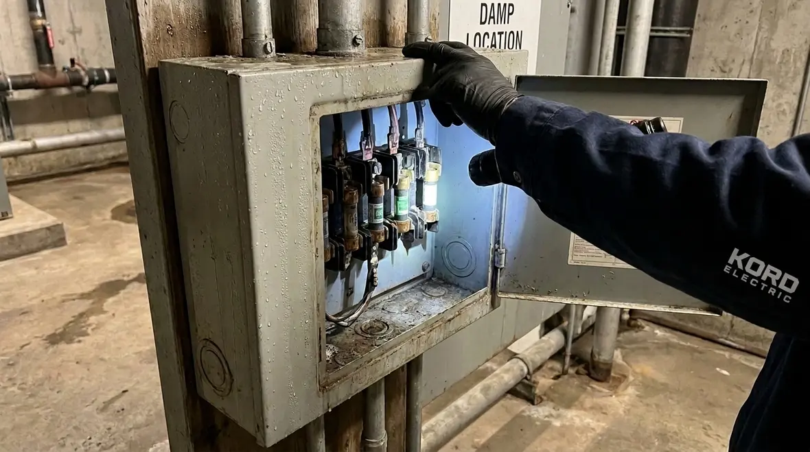 NEC fuses damp wet locations