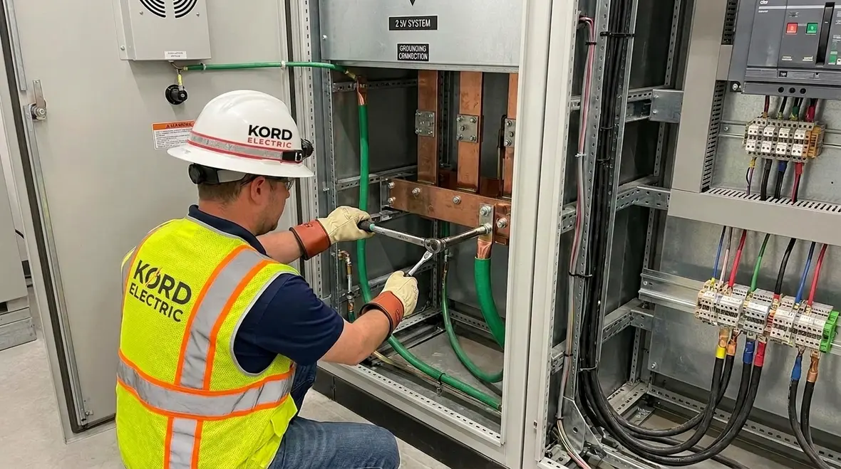 NEC grounding connections 2 kV