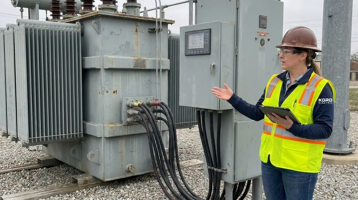 High voltage NEC-compliant service conductors installed in a commercial facility