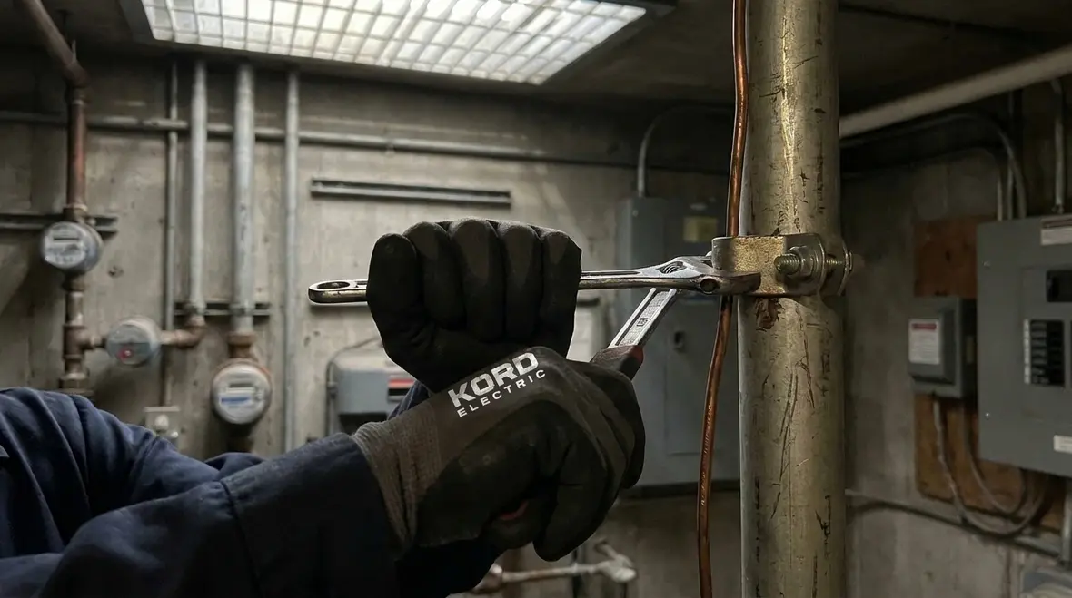 Bonding and corrosion control checks on an NEC-compliant grounding electrode system