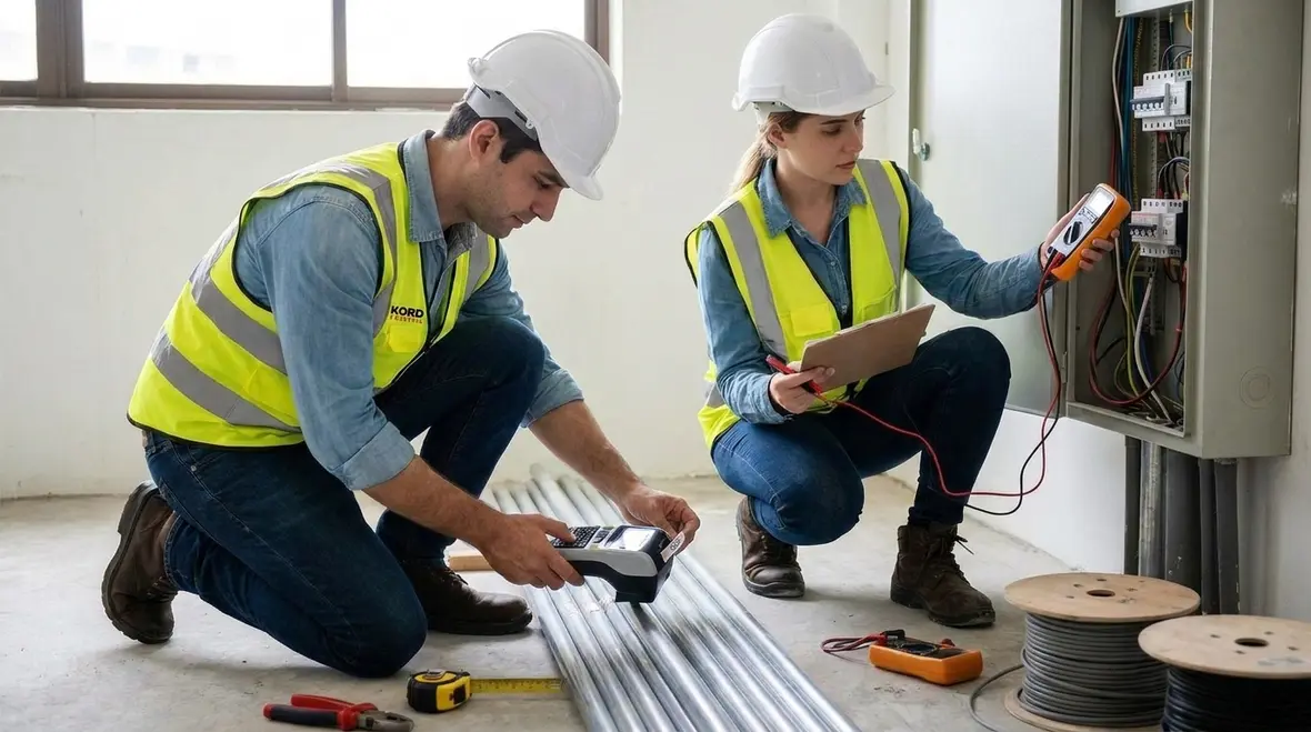 Electrician reviewing NFPA 70 Section 265.1 branch circuit scope