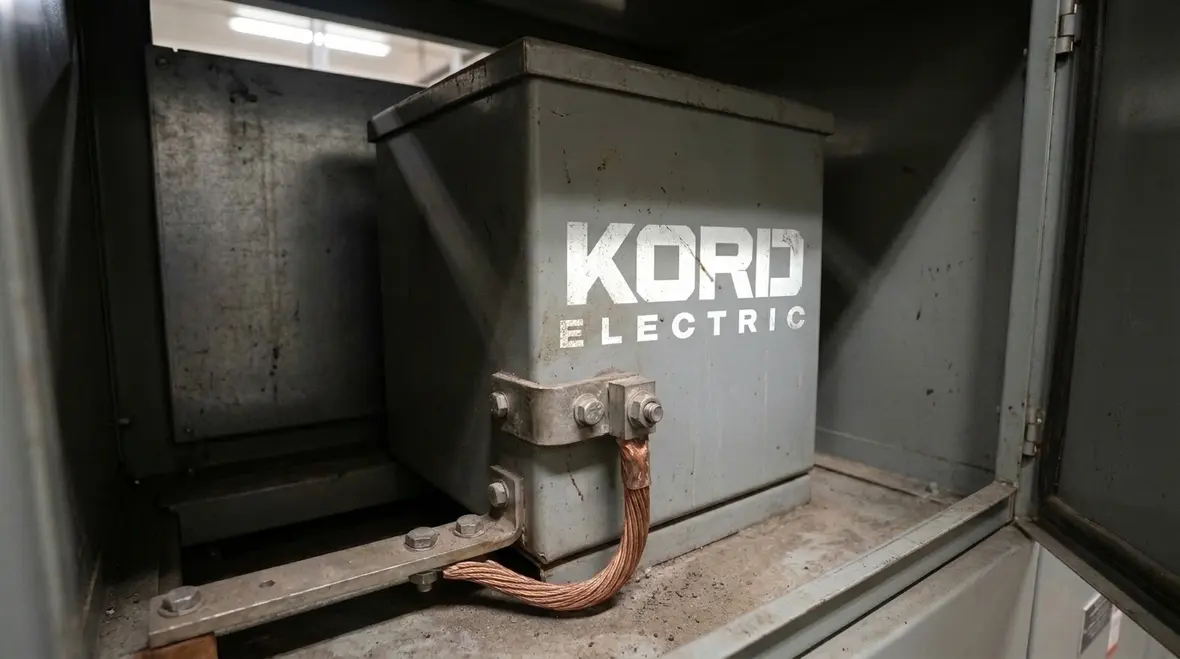 Instrument transformer case grounding in a commercial electrical room