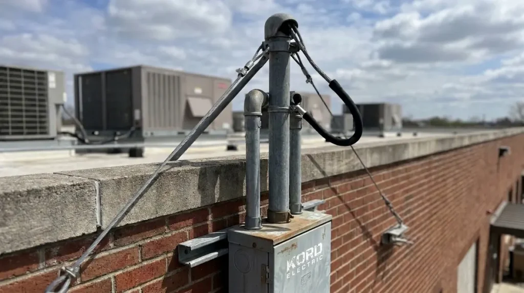 NFPA 70 Section 225.17 NEC masts as supports explained