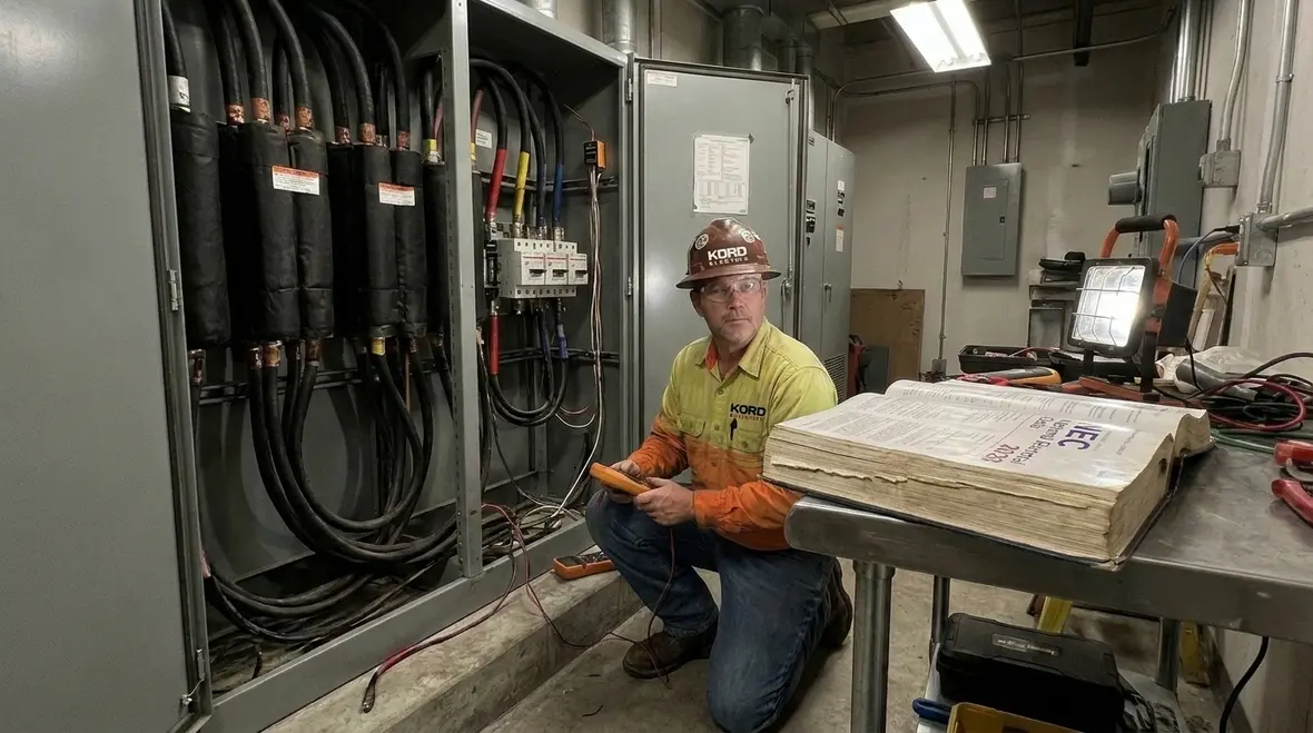 High voltage NEC 2 kV service conductors entering a commercial building