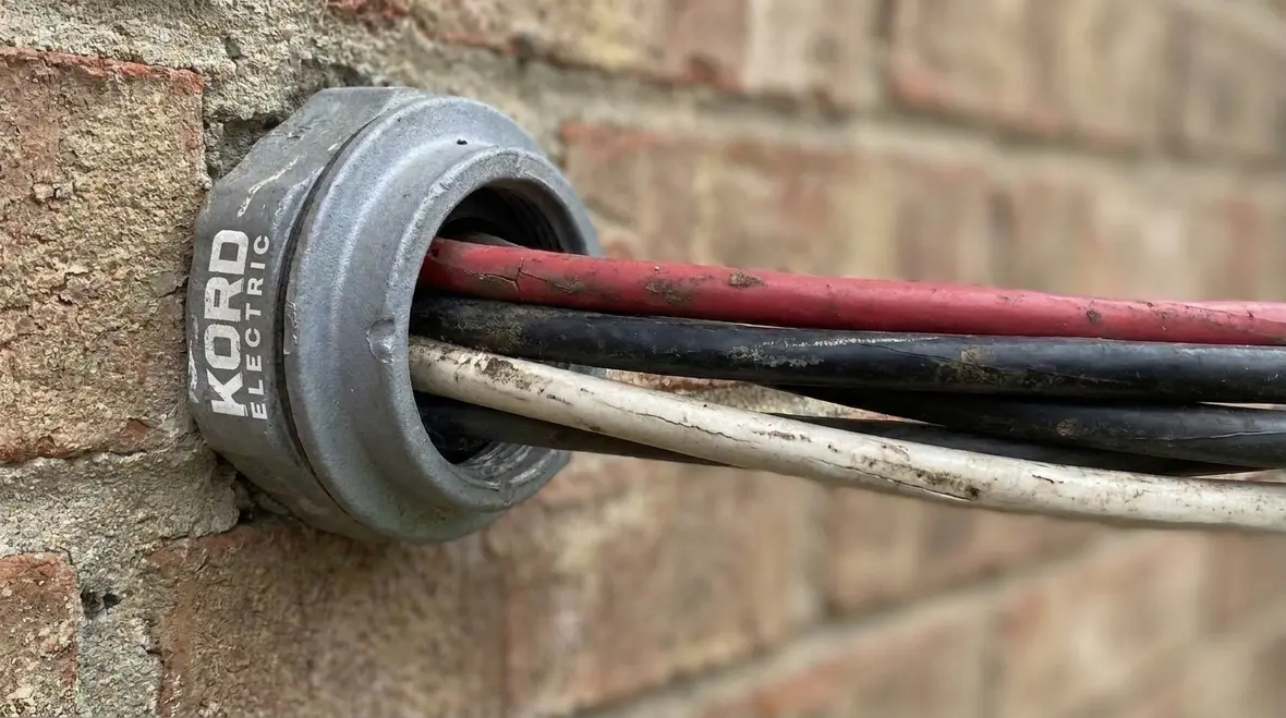 Service entrance conductors installed using NEC-permitted wiring methods