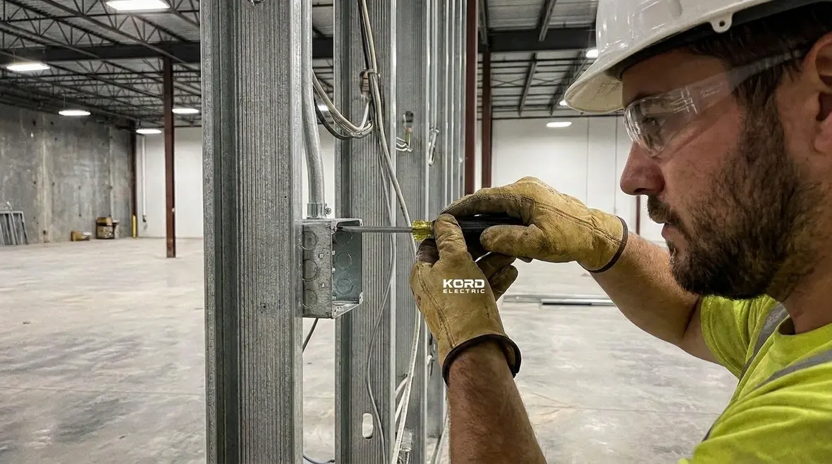 Commercial outlet box installation meeting NEC outlet boxes requirements