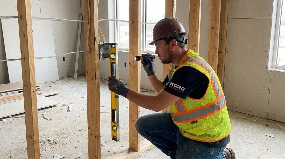 Field verification of NEC outlet and junction box installation quality