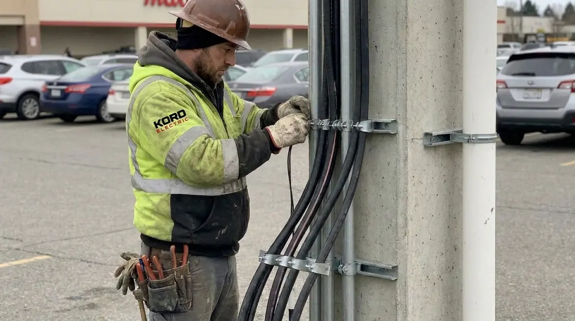 Weather-exposed outside conductors with NEC-compliant insulation protection