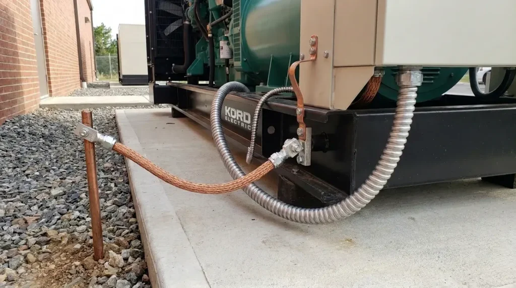 NEC Permanently Installed Generator Grounding 250.35