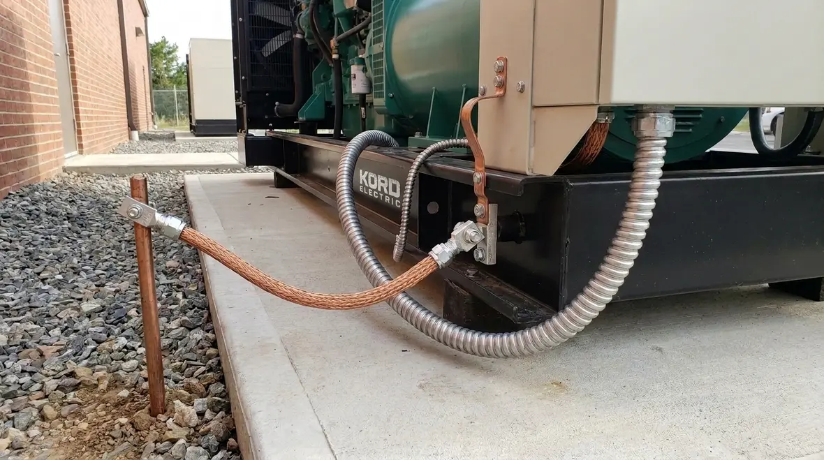 NEC permanently installed generator grounding