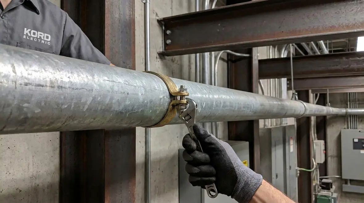 NEC piping structural metal bonding