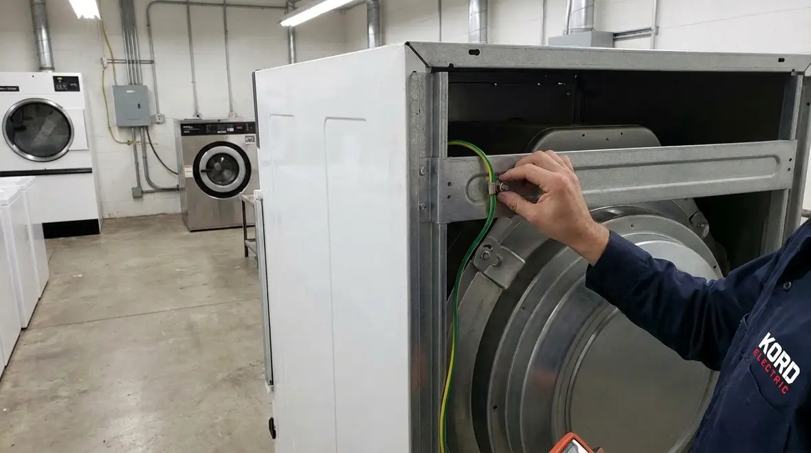 NEC range dryer frame grounding