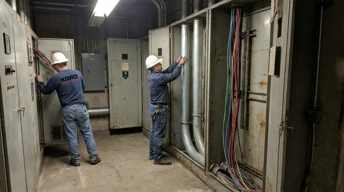 NEC equipment grounding conductor properly attached inside a junction box