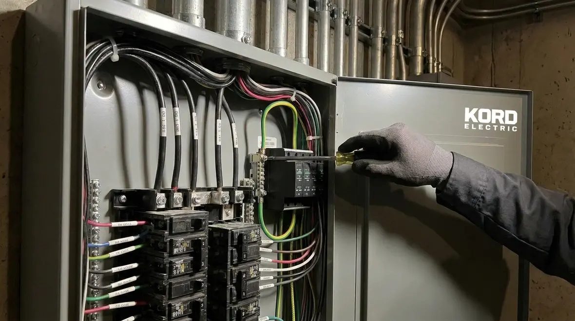 Grounding and coordination checks for NEC reconditioned SPD equipment
