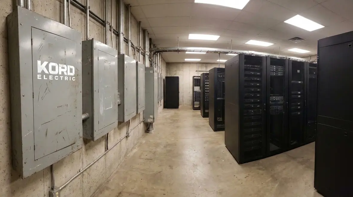 Technician testing reconditioned electrical box for NEC 314.3 compliance