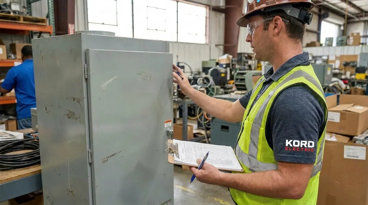 Labeled and documented reconditioned branch circuit panel ready for inspection