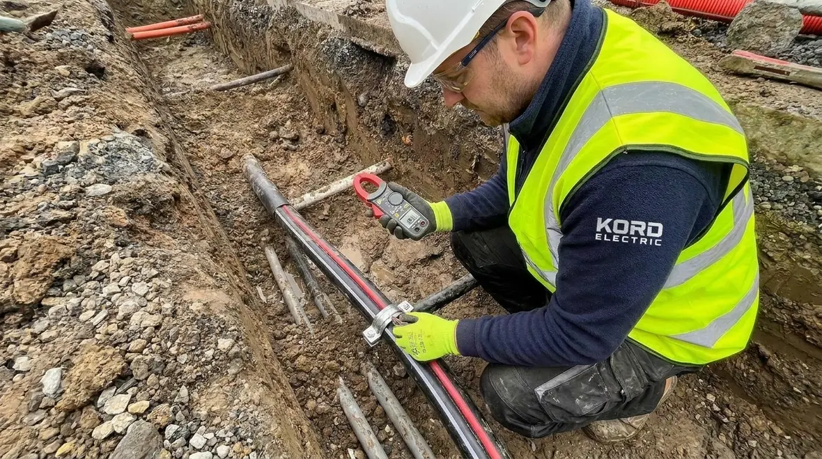 Underground high voltage service trench layout highlighting common bonding mistakes