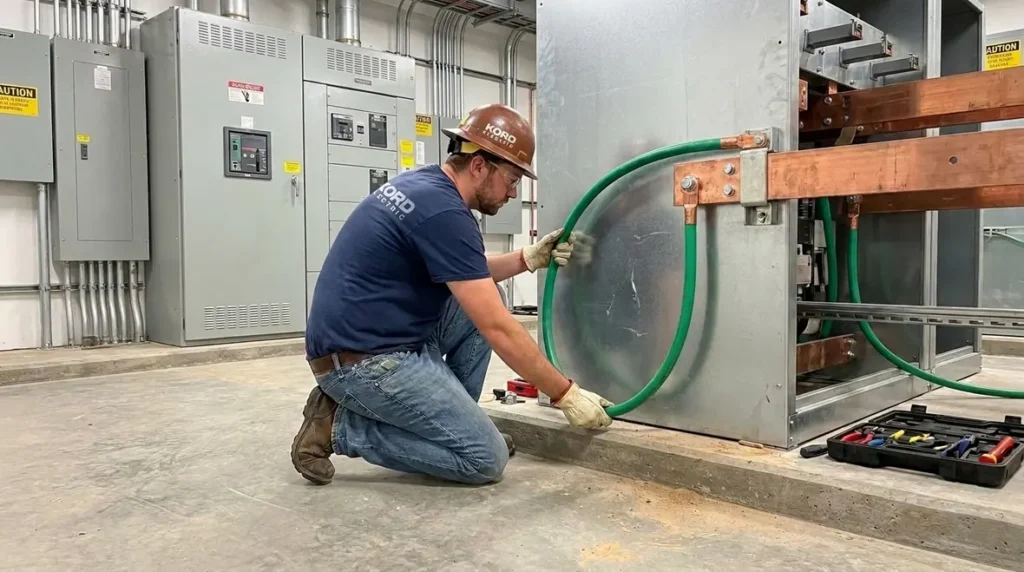 NFPA 70 270.24 NEC service supplied grounding 2 kV+