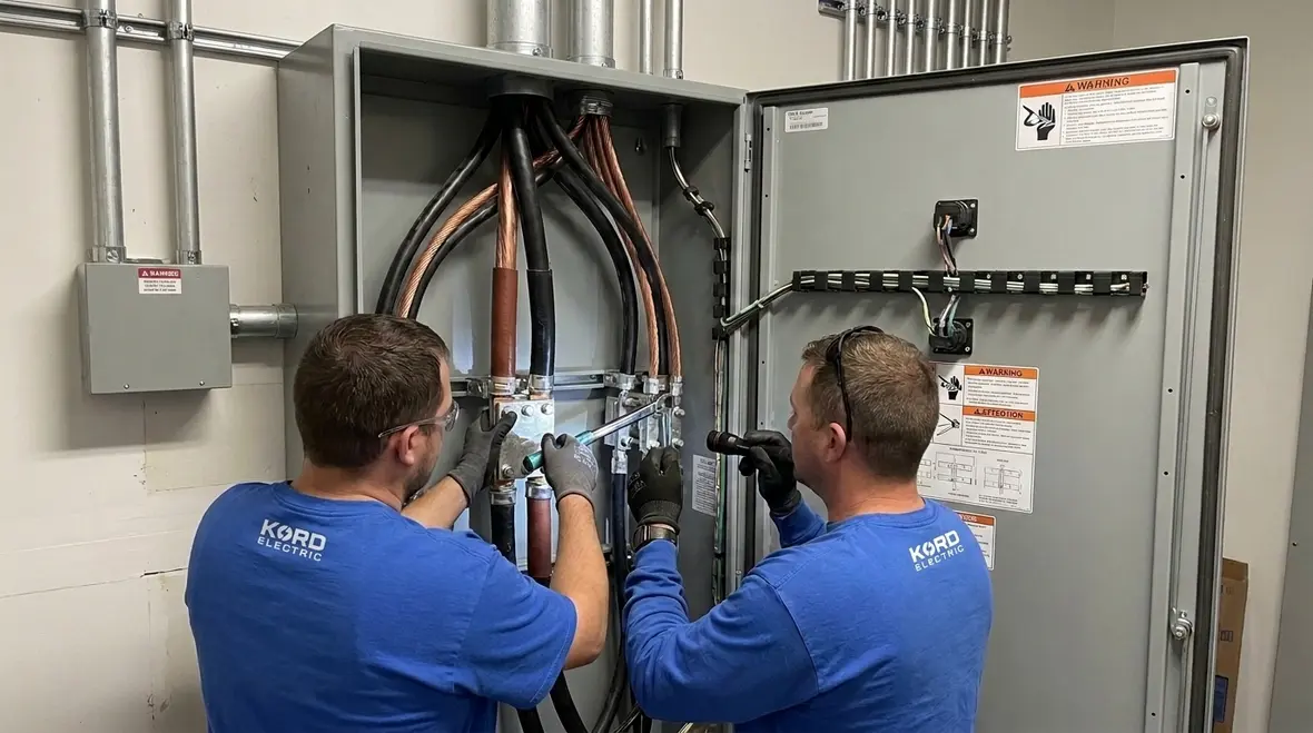 NEC splices taps service entrance