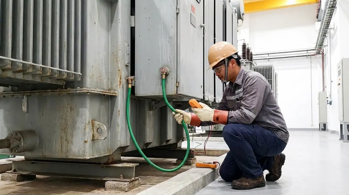 Grounding conductors and equipment for NEC AC grounding 2 kV system