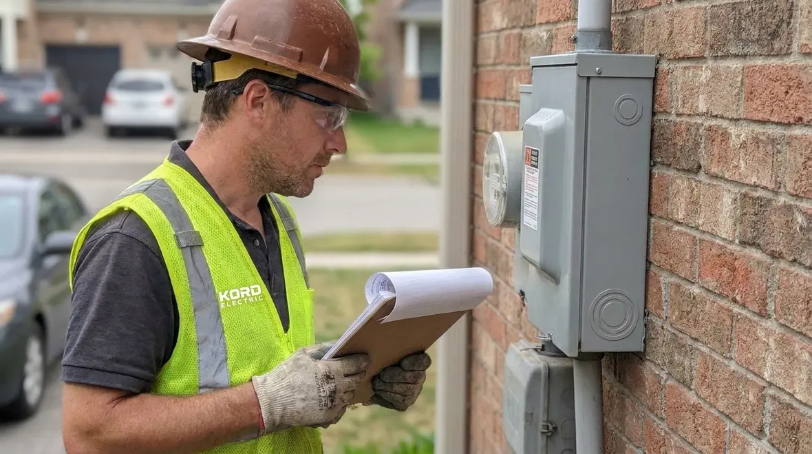 Service disconnect area where inspectors focus on supply side equipment