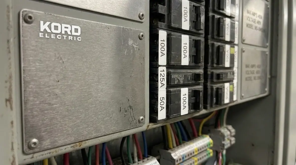 Commercial NEC supply side service equipment with correct ratings and protection