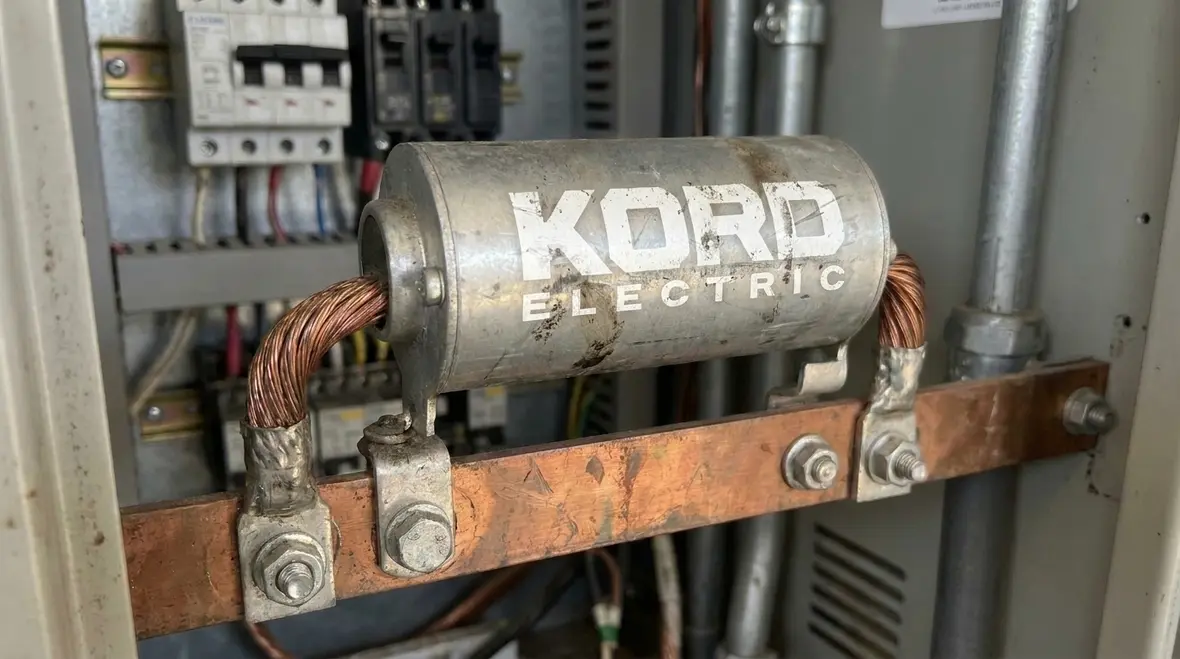 Surge protection equipment installed for NEC services over 2 kV
