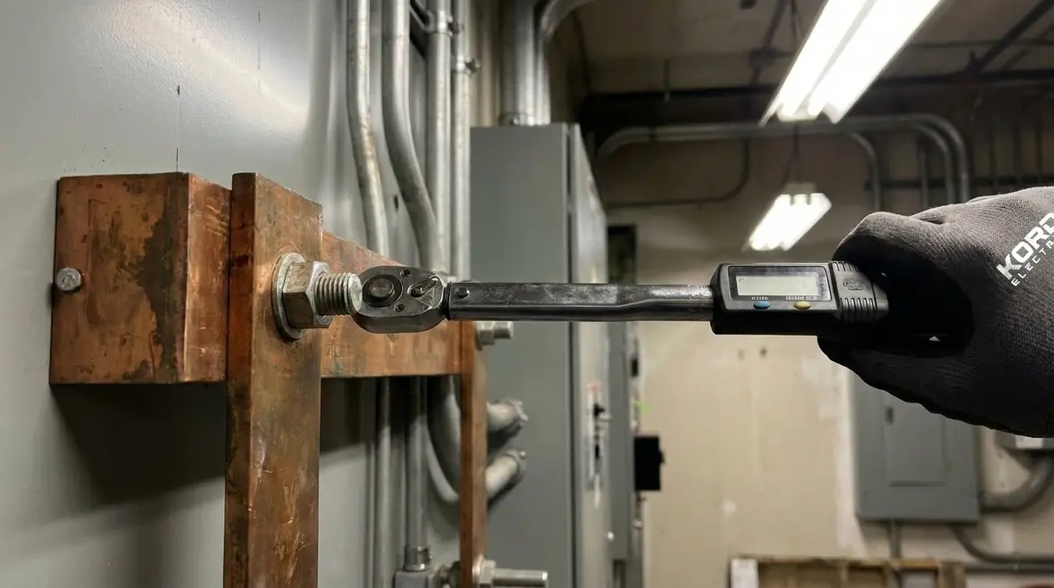 Step-by-step NEC surge arrester conductor installation in an industrial facility