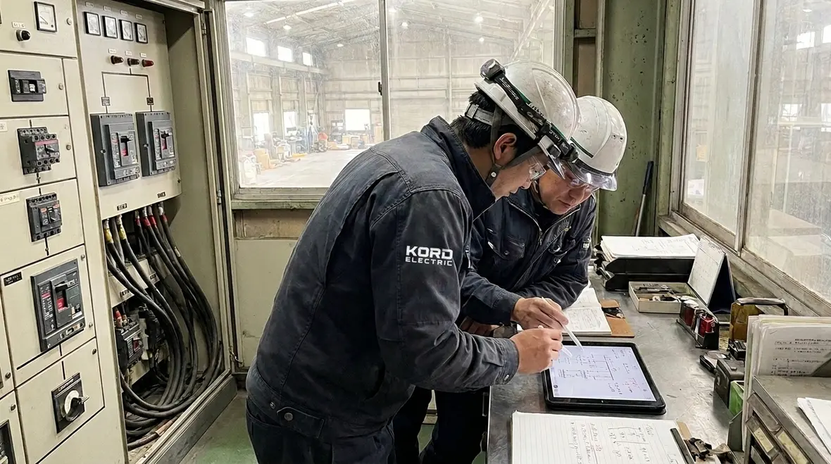 Field inspection of tapped branch circuits in a major property building