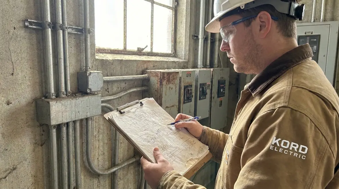 Commercial electrical panel designed with NEC required branch circuits under NFPA 70 Section 265.11