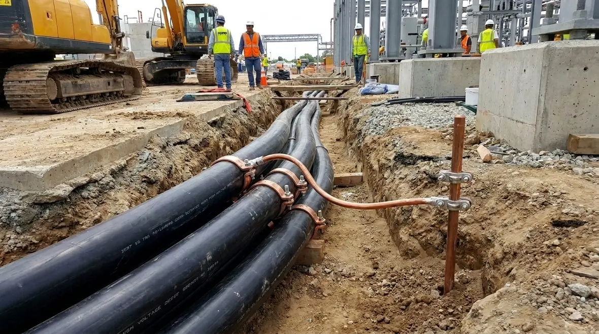 NEC underground bonding 2 kV