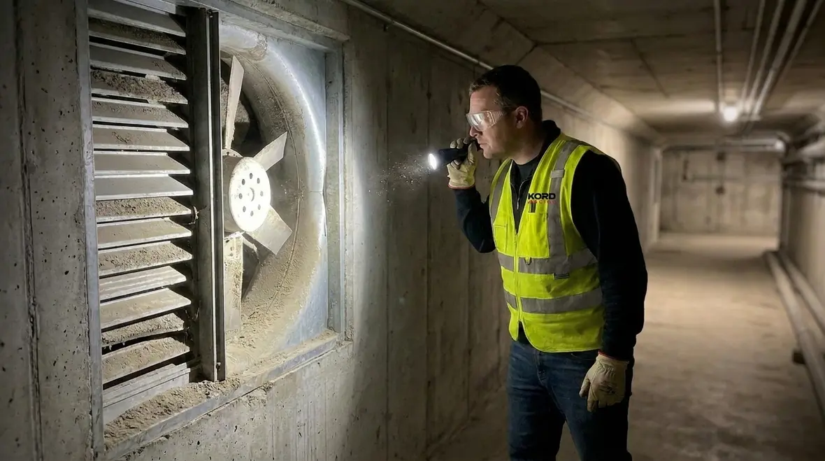 Electrical vault integrated with fire and life safety ventilation design