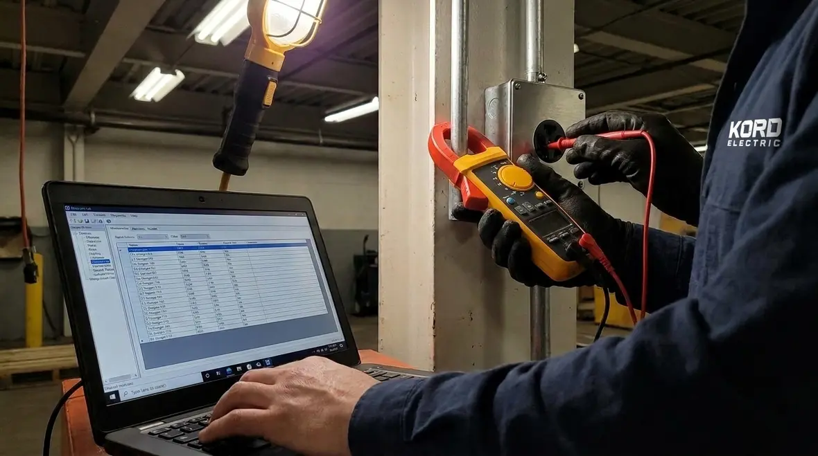 Commercial EV charging layout and load planning