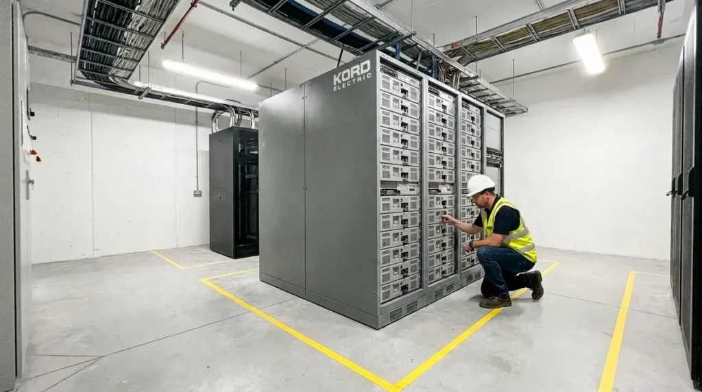 NFPA 70 646.43 IT Battery Working Space Compliance by Kord