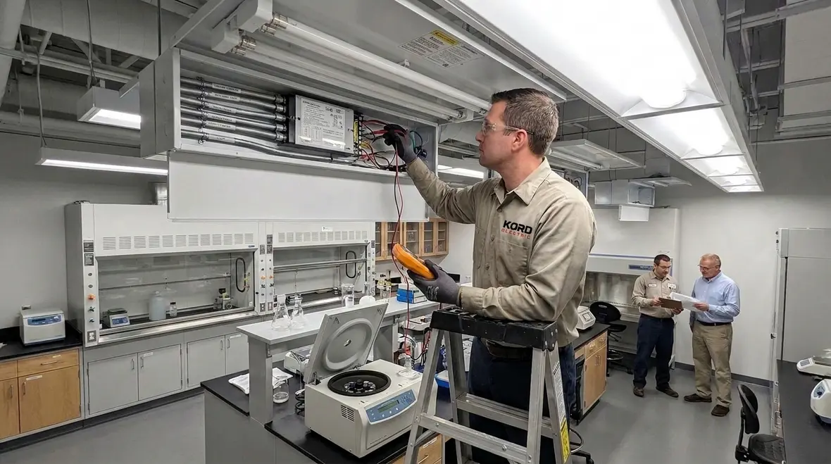 NFPA 70 Section 660.23 lab discharge lighting