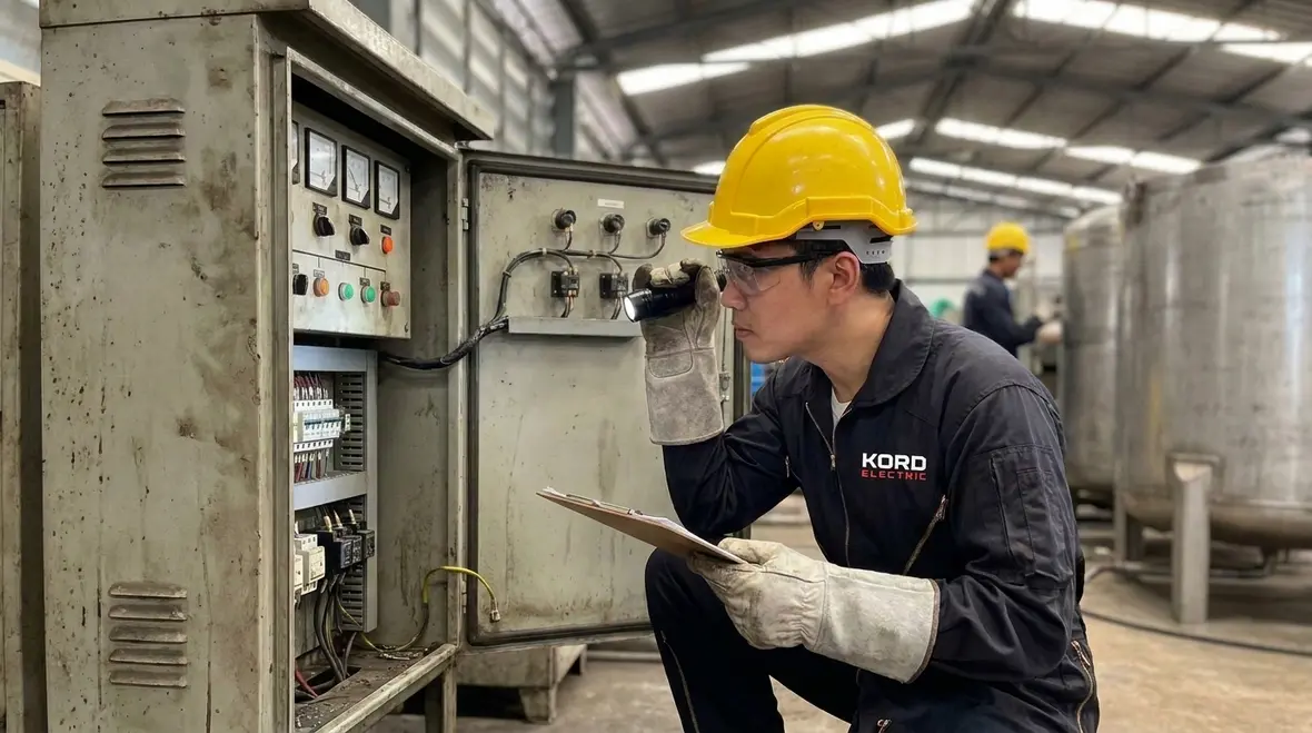 Industrial plating cell working zone designed to NFPA 70 requirements