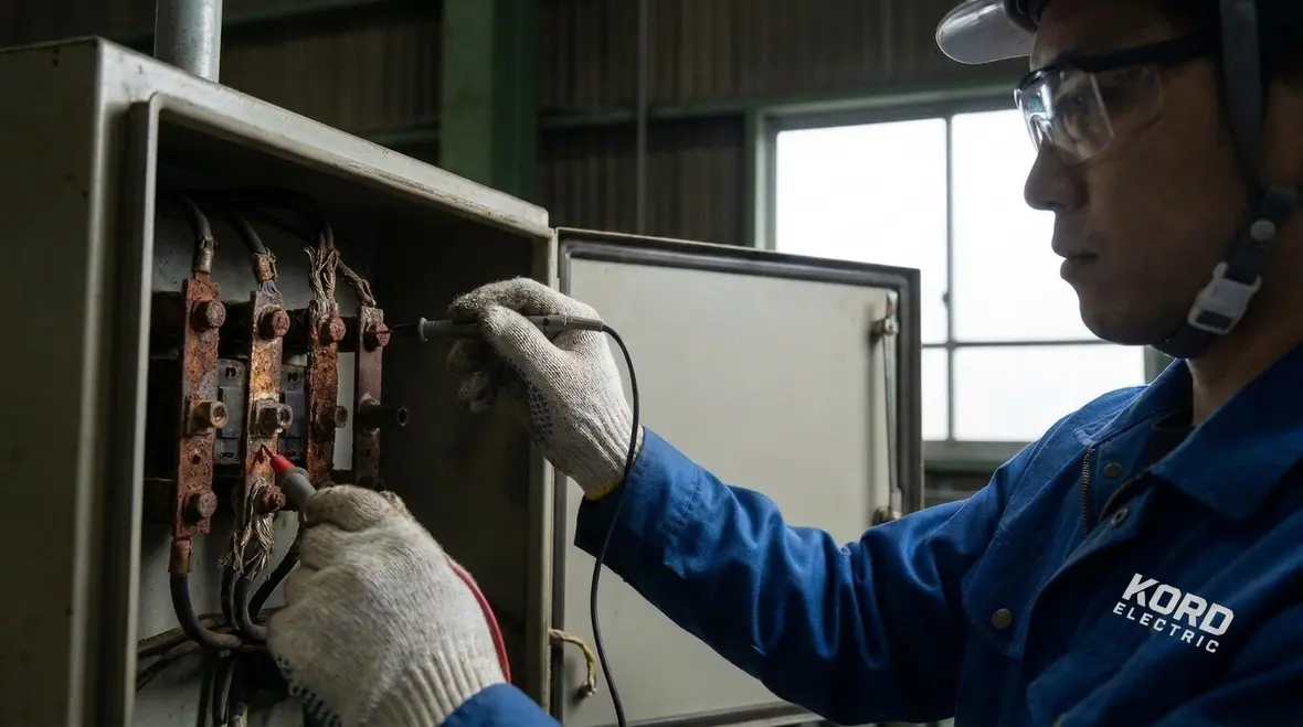 Commercial electrical installation following NFPA 70 principles