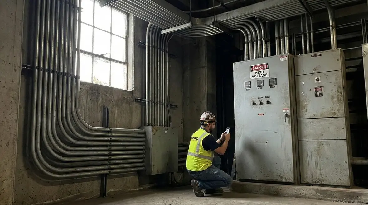 Irrigation electrical collector ring installation complying with NFPA 70