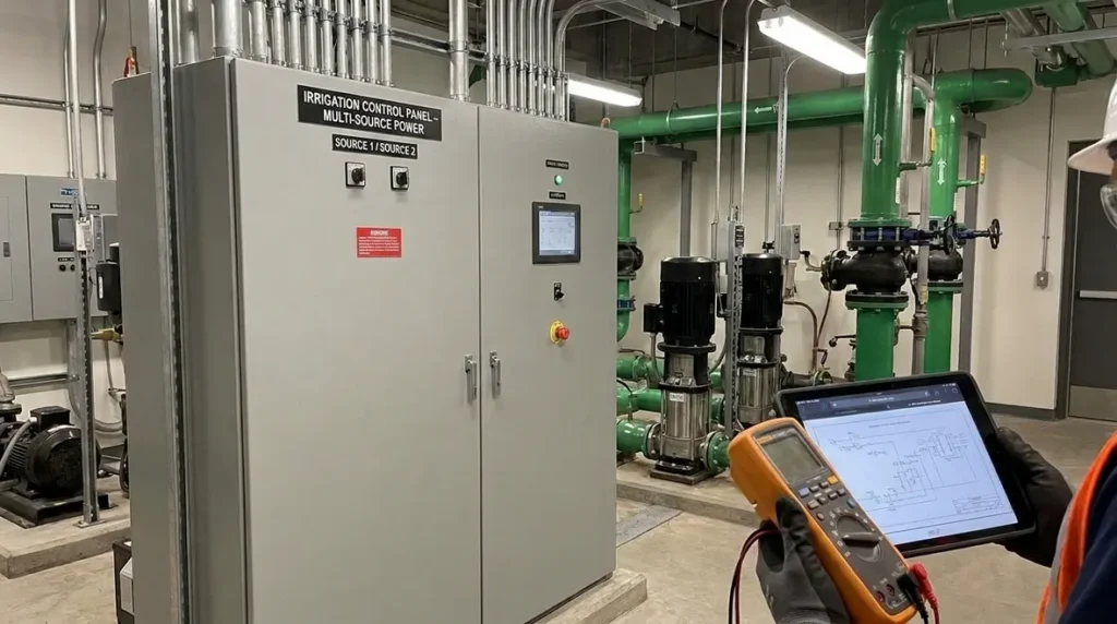 NEC Section 675.16 Irrigation Multi-Source Power Requirements
