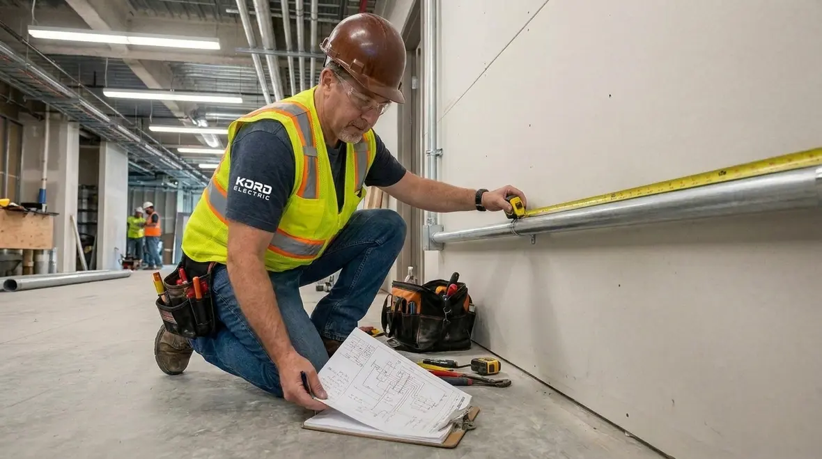 Irrigation control panel wiring with compliant conductor fill