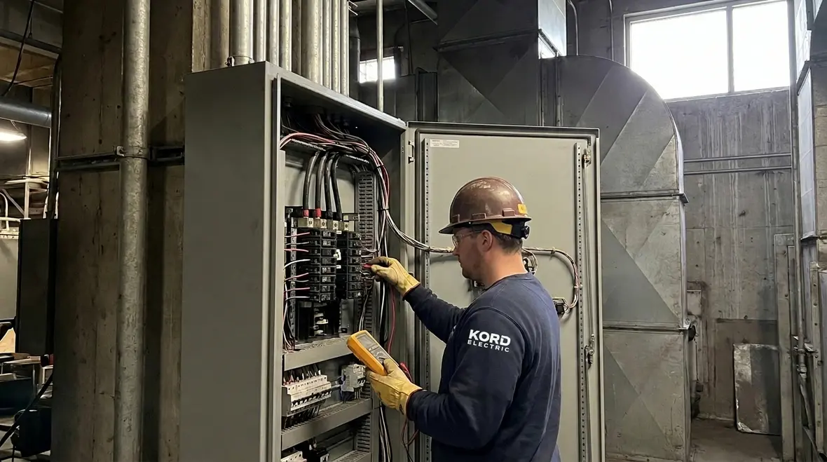 Commercial pool electrical equipment installed to NFPA 70 Section 680.20 standards
